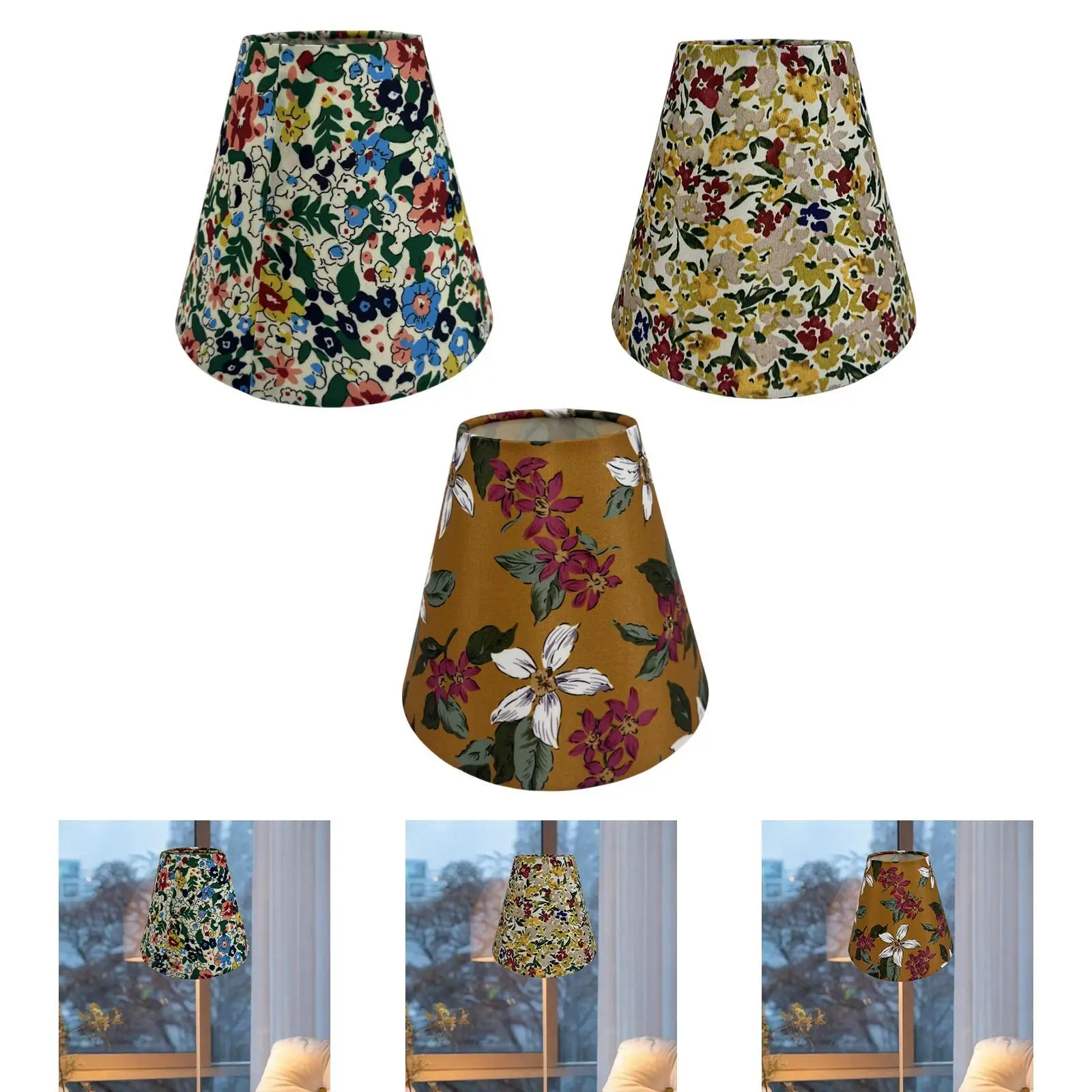 Floral Lampshade Stylish Gift Multipurpose Housewarming Cloth Lamp Shade Lamp Cover for Study Living Room Bedroom Bar Farmhouse
Floral Lampshade Stylish Gift Multipurpose Housewarming Cloth Lamp Shade Lamp Cover for Study Living Room Bedroom Bar Farmhouse