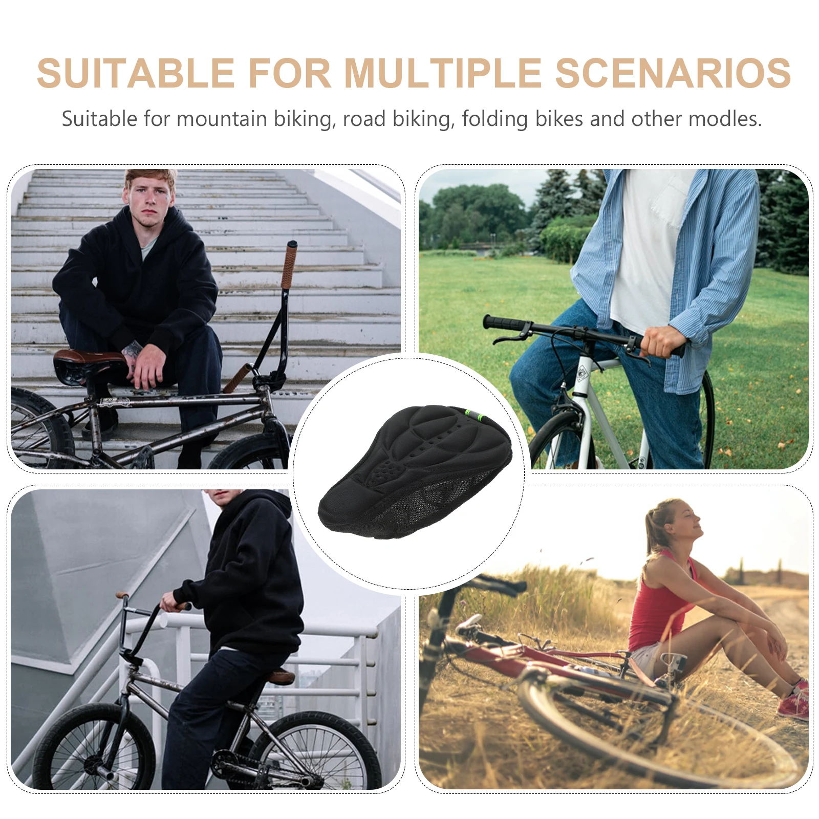 Thickened Bike Seat Cover Universal Size Comfortable Cushion Red Waterproof Pads Mountain Seats Ergonomic Design Reduced Heat
Thickened Bike Seat Cover Universal Size Comfortable Cushion Red Waterproof Pads Mountain Seats Ergonomic Design Reduced Heat