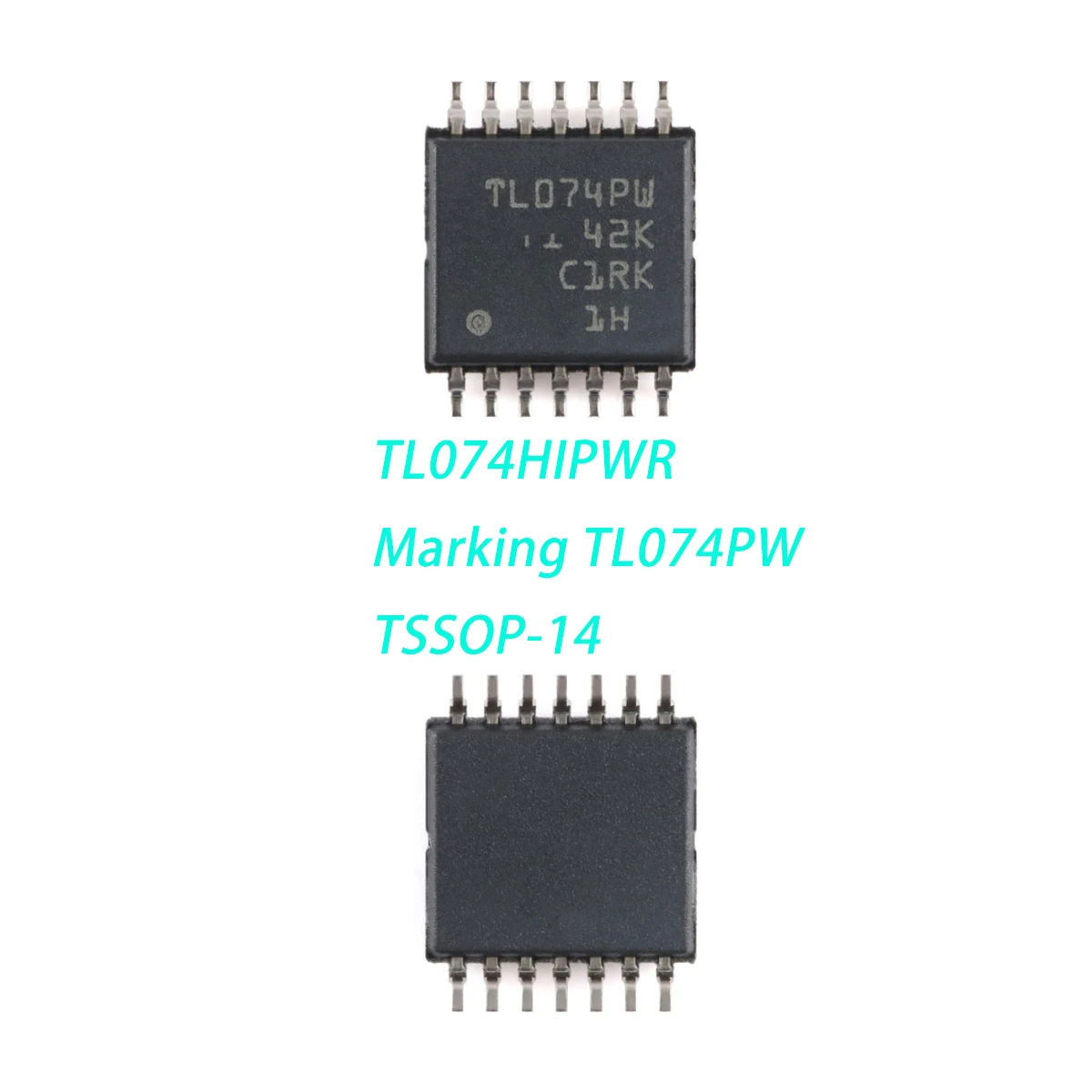 10 шт. TL074HIPWR (маркировка TL074PW) TSSOP-14 НОВЫЙ Оригинальный операционный усилитель с входом JFET 20В/мкс 1пА 5.25МГц 1мВ, микросхема IC, 4 схемы
10 шт. TL074HIPWR (маркировка TL074PW) TSSOP-14 НОВЫЙ Оригинальный операционный усилитель с входом JFET 20В/мкс 1пА 5.25МГц 1мВ, микросхема IC, 4 схемы