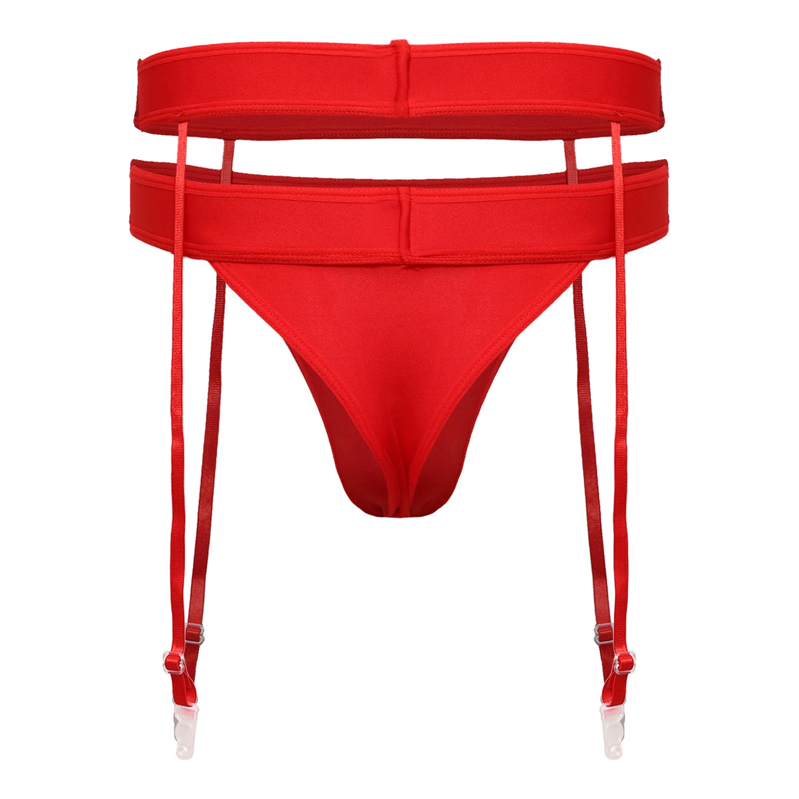 Men Jockstrap Thongs Briefs Lingerie Set Bulge Pouch T-back Pantie And Waist Belt with Garter Belts for Nightclub Pole Dancewear
Men Jockstrap Thongs Briefs Lingerie Set Bulge Pouch T-back Pantie And Waist Belt with Garter Belts for Nightclub Pole Dancewear