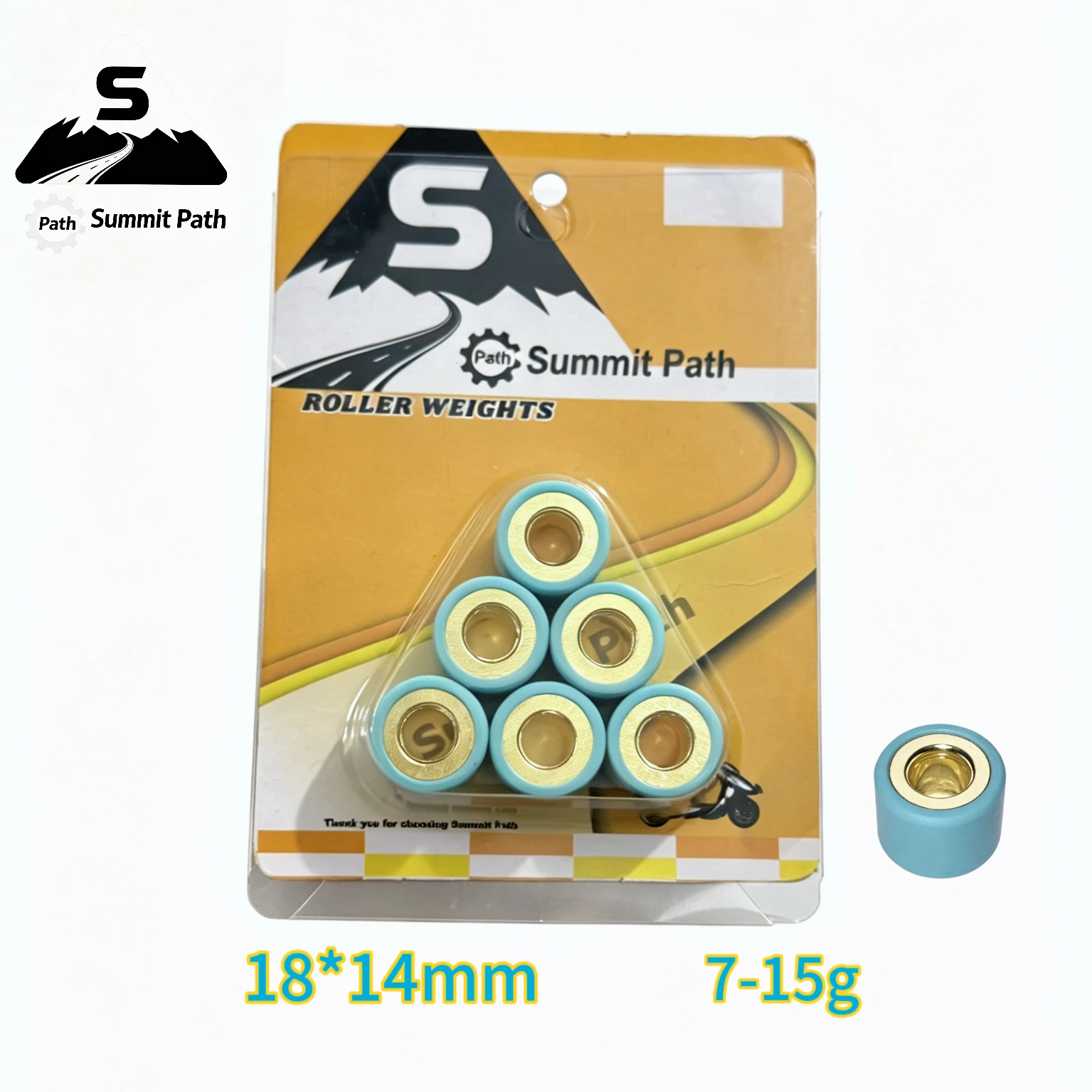 18*14Scooter Variator Roller Weights 7-15g suitable for scooter BWS125 Cygnus Majesty Maxster X-City X-Max ZY 125Velvet 150
18*14Scooter Variator Roller Weights 7-15g suitable for scooter BWS125 Cygnus Majesty Maxster X-City X-Max ZY 125Velvet 150