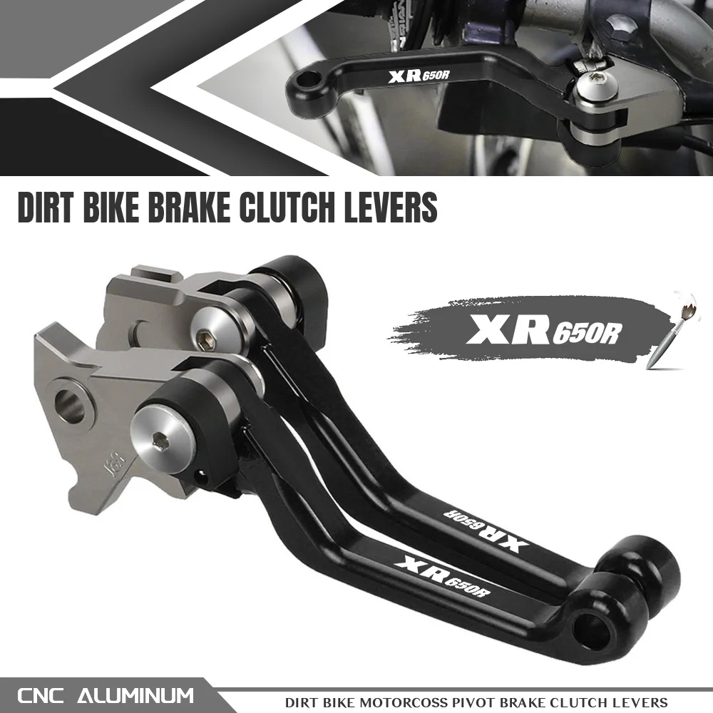 CNC Aluminum Dirt Bike Pivot Brake Clutch Levers Motorcoss Accessories For Honda XR650R 2000 2001 2002 2003 2004 2005 2006
CNC Aluminum Dirt Bike Pivot Brake Clutch Levers Motorcoss Accessories For Honda XR650R 2000 2001 2002 2003 2004 2005 2006