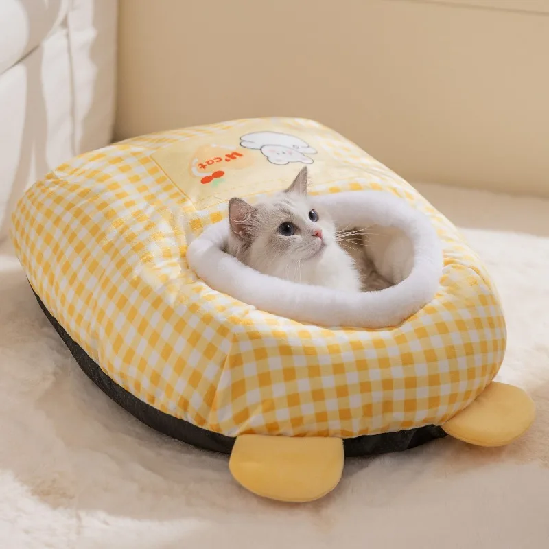 Cute Cat Bed, Cat Sleeping Bag, Thickened, Insulated and Windproof Cat Mattress for Autumn and Winter, Dog Bed
Cute Cat Bed, Cat Sleeping Bag, Thickened, Insulated and Windproof Cat Mattress for Autumn and Winter, Dog Bed