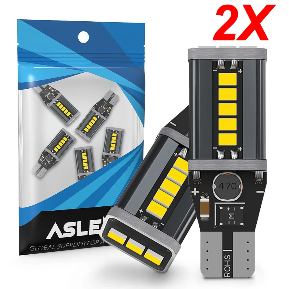 2X T15 LED Light W16W LED 3020 19SMD EMC CANBUS Error Free 921 912 Bulb No Error Car Backup Reverse Lights Auto Lamp 12V White
2X T15 LED Light W16W LED 3020 19SMD EMC CANBUS Error Free 921 912 Bulb No Error Car Backup Reverse Lights Auto Lamp 12V White