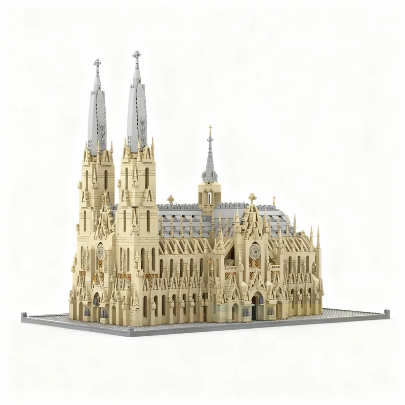 5698pcs MOC Cologne Cathedral Architecture Model Building Blocks Construction Toy Christmas Gifts DIY Creative Idea Education
5698pcs MOC Cologne Cathedral Architecture Model Building Blocks Construction Toy Christmas Gifts DIY Creative Idea Education