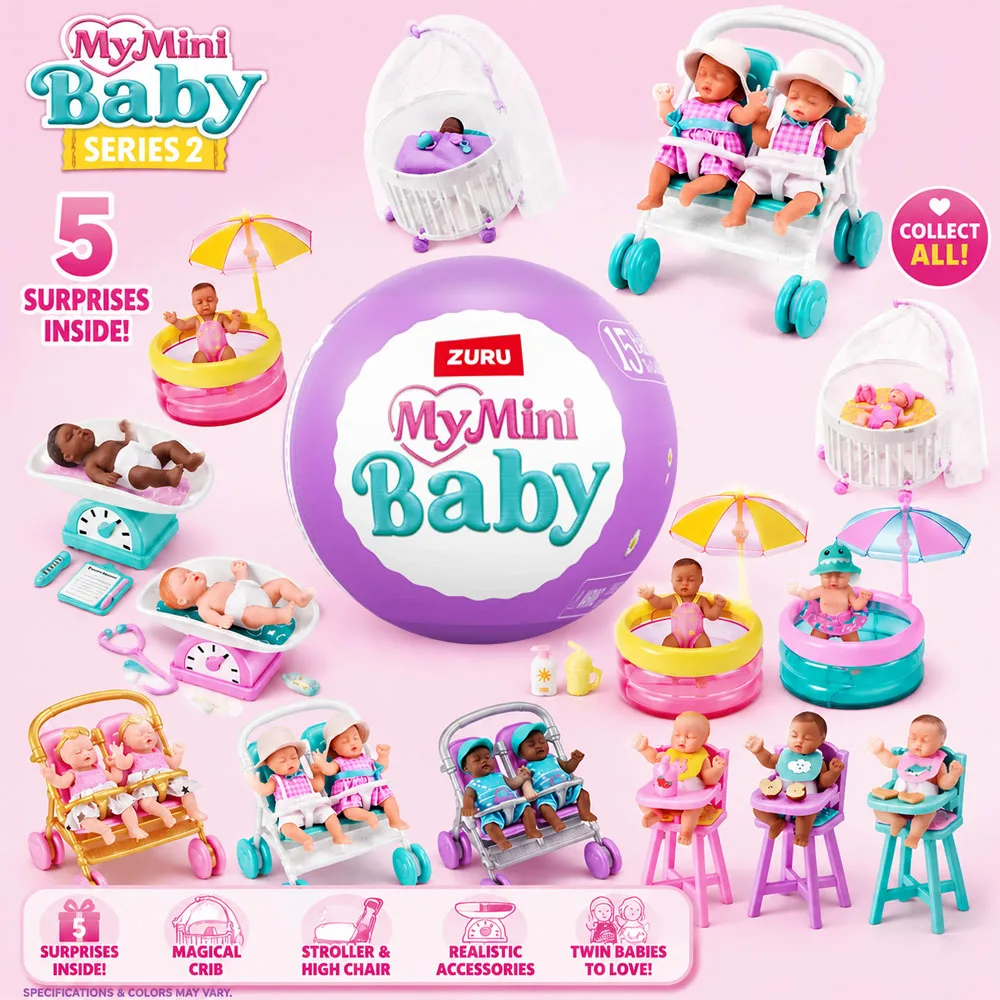 Zuru Surprise Doll Series2 My Mini Baby Collectible Mystery Capsule 5 Mystery Toys Collectibles Miniature Novelty Toys girltoys
Zuru Surprise Doll Series2 My Mini Baby Collectible Mystery Capsule 5 Mystery Toys Collectibles Miniature Novelty Toys girltoys