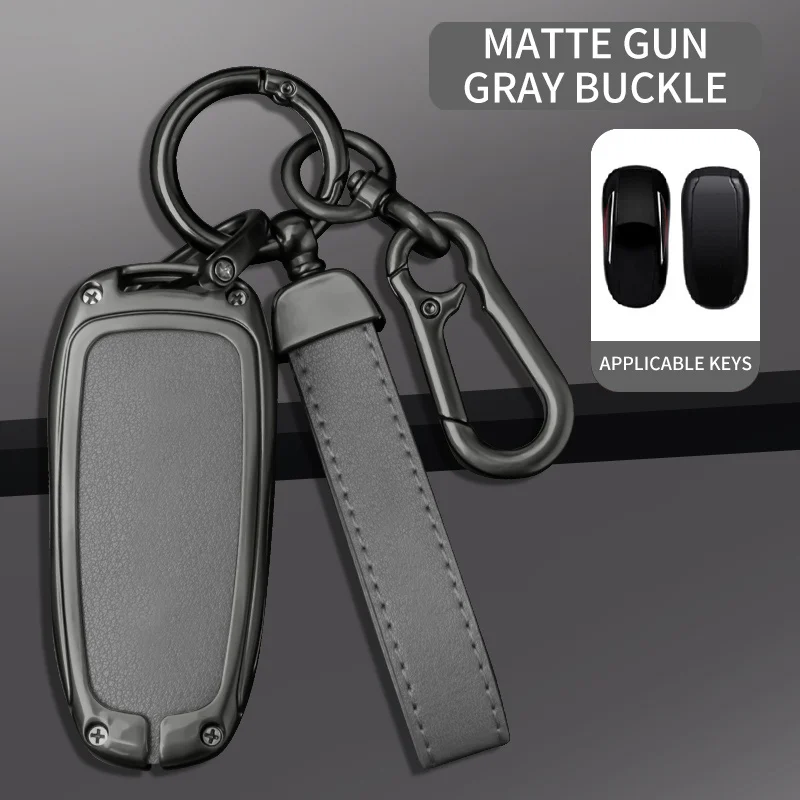Alloy Leather Car Smart Remote Key Case Full Cover Protection Shell Fob For Tesla Model X 2016-2024 Auto Keychain Accessories
Alloy Leather Car Smart Remote Key Case Full Cover Protection Shell Fob For Tesla Model X 2016-2024 Auto Keychain Accessories