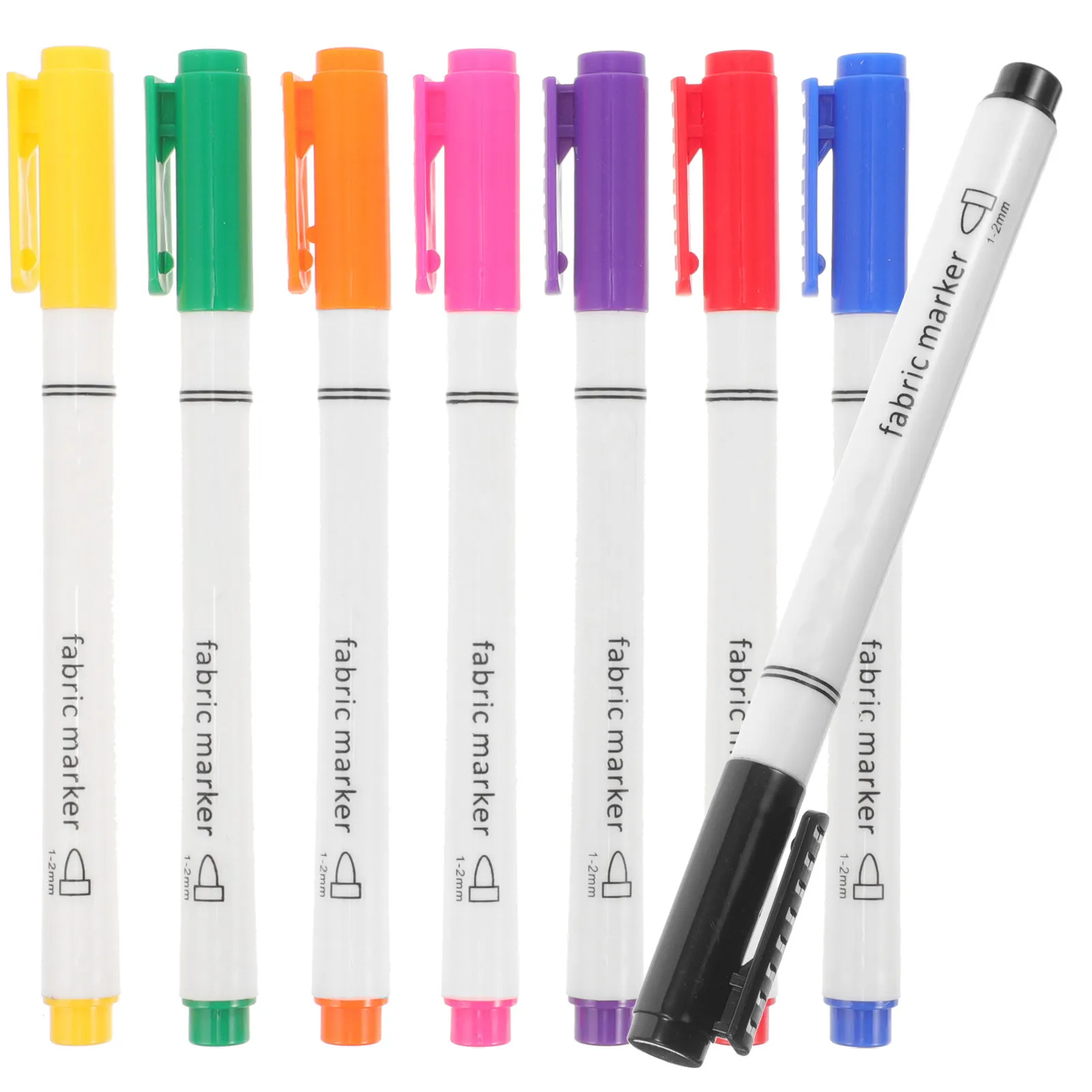 8Pcs Colored Fabric Markers Multi-Function Portable Paint Pens for DIY Clothes Shoes Hats Bright Easy Use Graffiti Accessories
8Pcs Colored Fabric Markers Multi-Function Portable Paint Pens for DIY Clothes Shoes Hats Bright Easy Use Graffiti Accessories