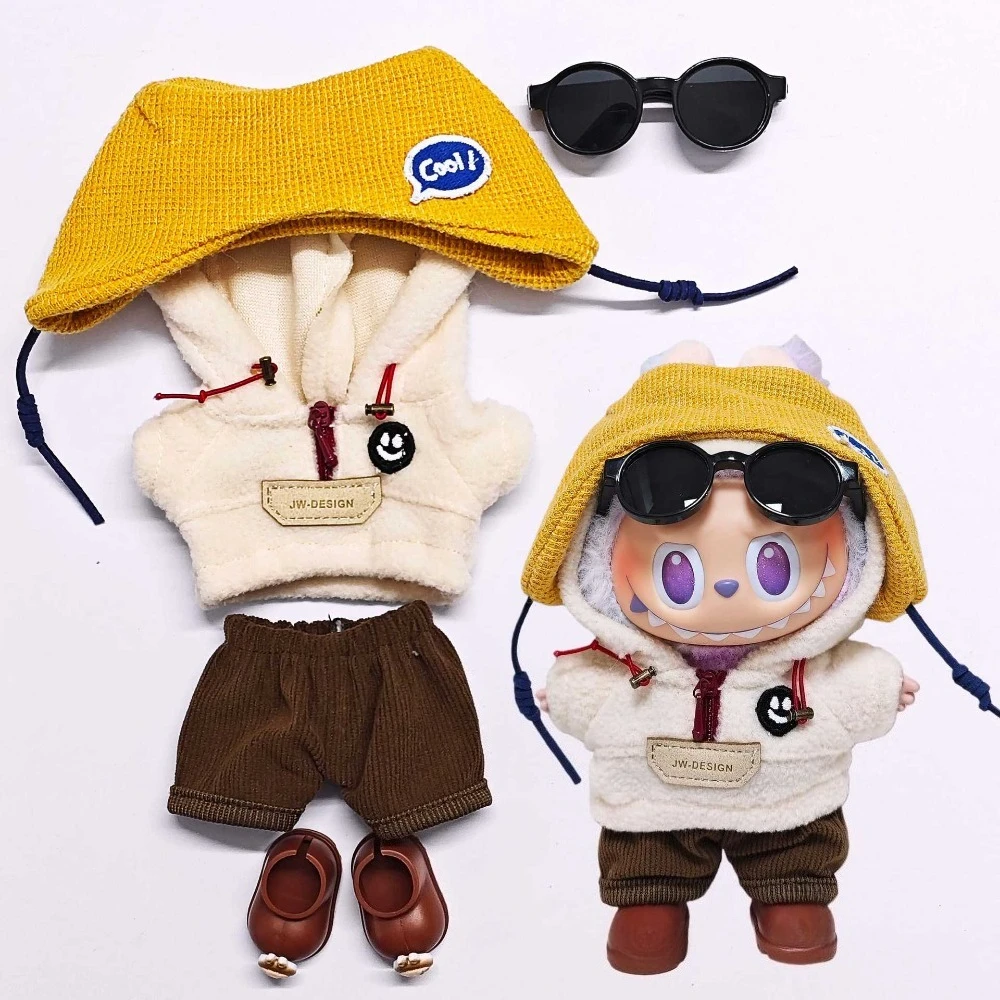 For 15/17cm Labubu Dolls Clothes Outfit Hat Hoodie Pants Dress Up DIY Gift Doll Accessories Sitting Party Game DIY Gift Toys
For 15/17cm Labubu Dolls Clothes Outfit Hat Hoodie Pants Dress Up DIY Gift Doll Accessories Sitting Party Game DIY Gift Toys
