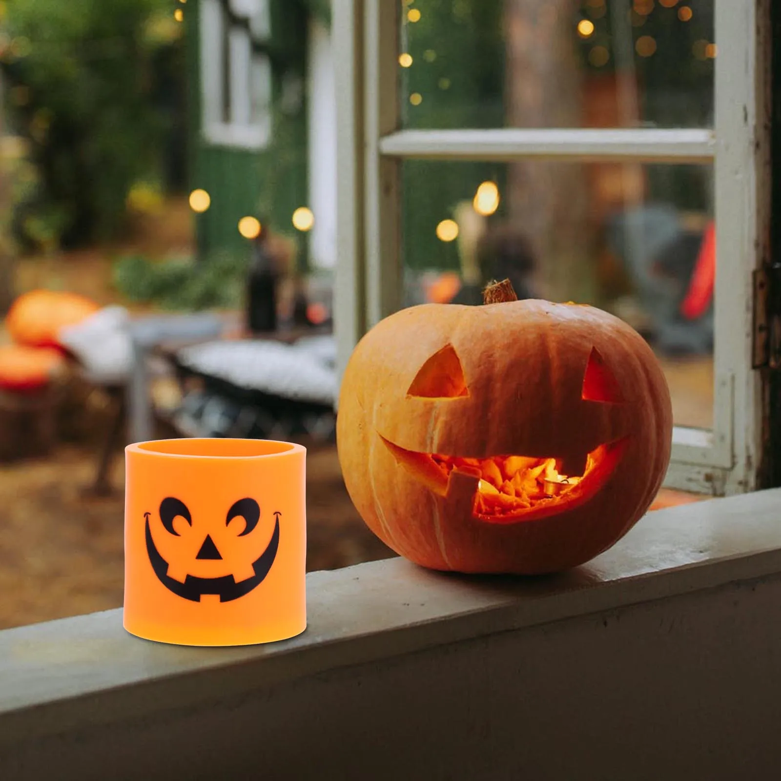 2Pcs Halloween LED Pumpkin Lamp Light Electronic Lamp Compact Size Environmental Friendly Desktop
2Pcs Halloween LED Pumpkin Lamp Light Electronic Lamp Compact Size Environmental Friendly Desktop