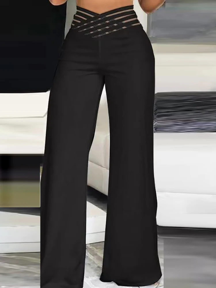 Spring Summer Women Holiday Loungewear Pants Hollow High Elastic Waist Sportswear Trousers Solid Fashion Streetwear Dropshipping
Spring Summer Women Holiday Loungewear Pants Hollow High Elastic Waist Sportswear Trousers Solid Fashion Streetwear Dropshipping