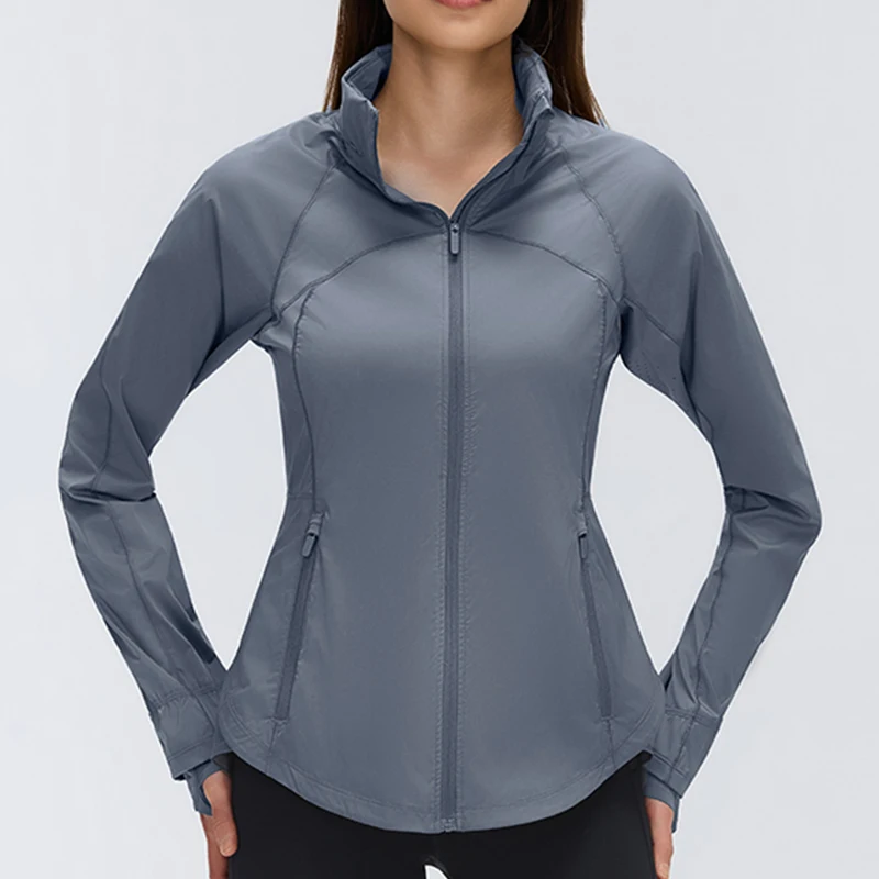 Women's Hooded Thin Sports Jacket, UPF 50+ UV Protection, Cool Breathable Lightweight Outdoor Casual Yoga Coat
Women's Hooded Thin Sports Jacket, UPF 50+ UV Protection, Cool Breathable Lightweight Outdoor Casual Yoga Coat