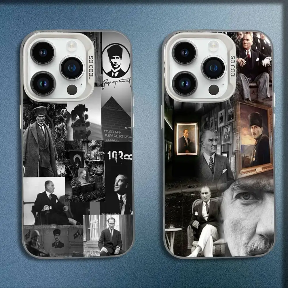 Turkey Mustafa Kemal Ataturk Phone Case For iPhone 16,15,14,13,12,11,Mini,Pro,E,SE4,MAX White Candy Matte Fashion Cover 
Turkey Mustafa Kemal Ataturk Phone Case For iPhone 16,15,14,13,12,11,Mini,Pro,E,SE4,MAX White Candy Matte Fashion Cover
