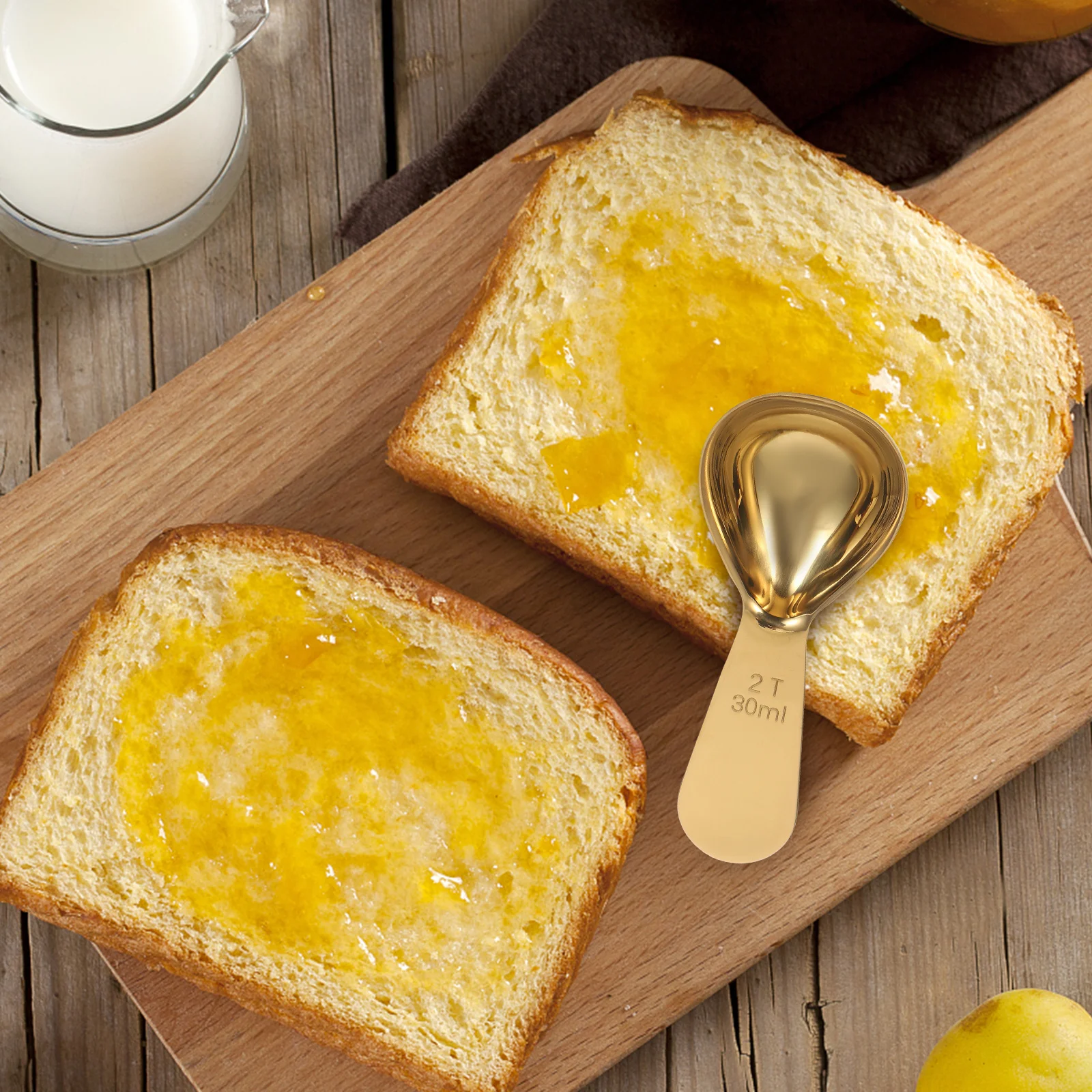 2Pcs Stainless Steel Coffee Measuring Spoons Short Handle Precise Scale for Ground Sugar Flour Tea Spices Baking Cooking Scoop
2Pcs Stainless Steel Coffee Measuring Spoons Short Handle Precise Scale for Ground Sugar Flour Tea Spices Baking Cooking Scoop