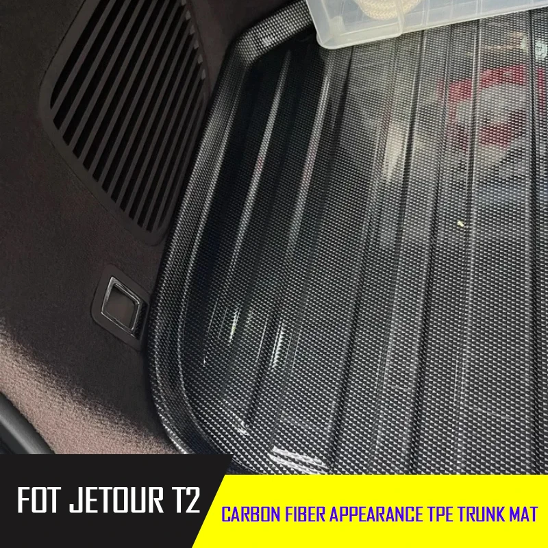 Car Trunk Cushion Fit for Jetour Traveler T2 2023-2025 Car TPE Carbon Look Luggage Compartment Cushion Backrest Cushion Trim
Car Trunk Cushion Fit for Jetour Traveler T2 2023-2025 Car TPE Carbon Look Luggage Compartment Cushion Backrest Cushion Trim