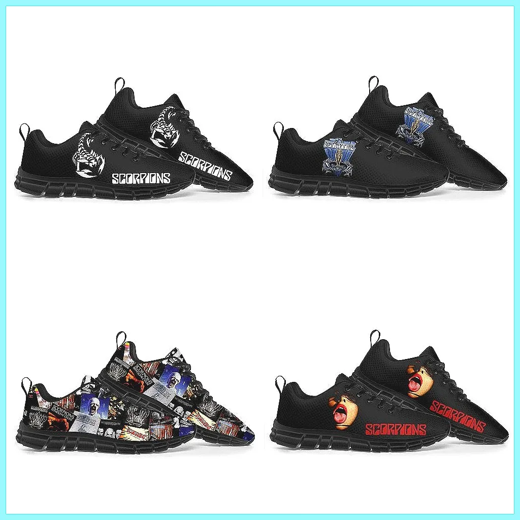 Scorpions Metal Rock Band Custom Sneakers for Men Women Teens, High Quality Casual Sports Shoes
Scorpions Metal Rock Band Custom Sneakers for Men Women Teens, High Quality Casual Sports Shoes