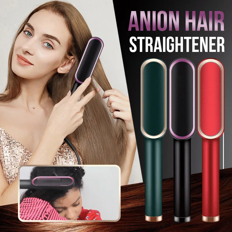 1pc Multifunctional Straight And Curly Dual Purpose Hair Straightener APS PP Electric Curling Iron Negative Ion Comb Brush Comb
1pc Multifunctional Straight And Curly Dual Purpose Hair Straightener APS PP Electric Curling Iron Negative Ion Comb Brush Comb