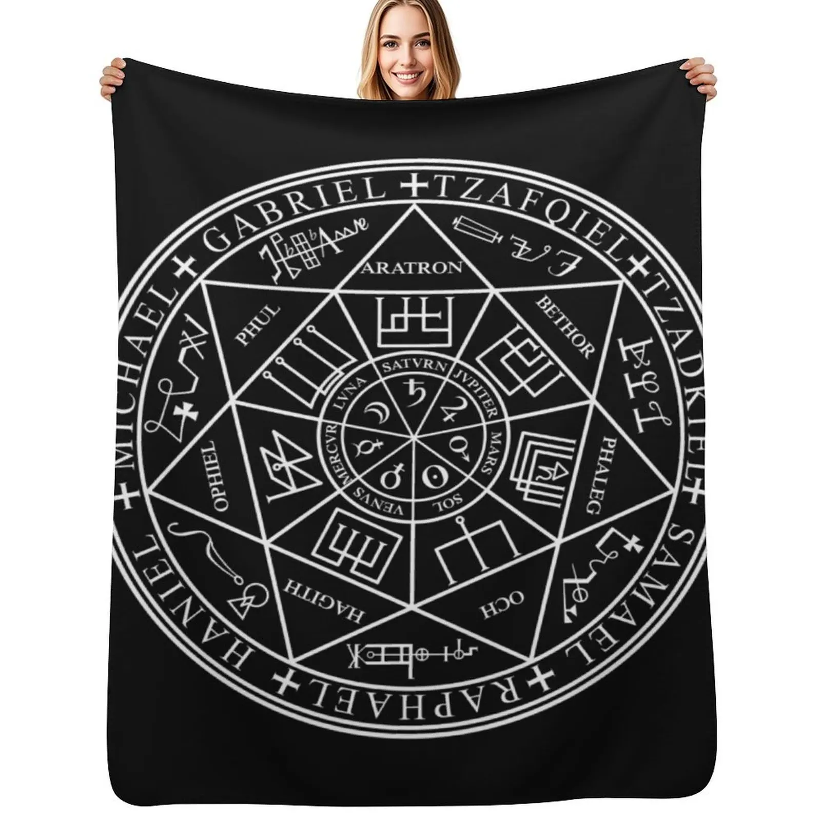 Seals Of The Seven Archangels Throw Blanket Cozy Throw Blanket for Bed Sofa Chair
Seals Of The Seven Archangels Throw Blanket Cozy Throw Blanket for Bed Sofa Chair