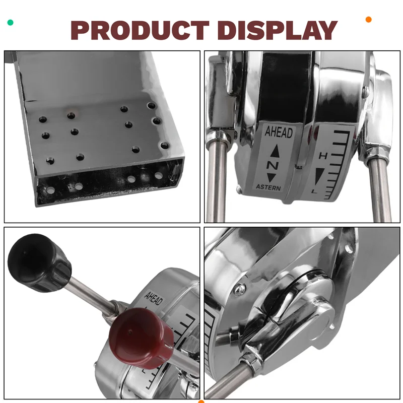 Верхнее крепление для лодки, двойная рычажная ручка, управление двигателем, рычаг управления лодкой морского двигателя 
Верхнее крепление для лодки, двойная рычажная ручка, управление двигателем, рычаг управления лодкой морского двигателя