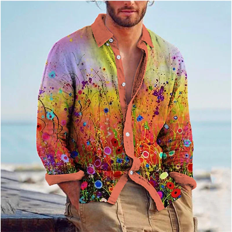 Spring And Autumn New Fashion Men's Shirt Button Lapel Casual Designer 3D Printed Long Sleeve Shirt Men's Cardigan Clothing Top
Spring And Autumn New Fashion Men's Shirt Button Lapel Casual Designer 3D Printed Long Sleeve Shirt Men's Cardigan Clothing Top