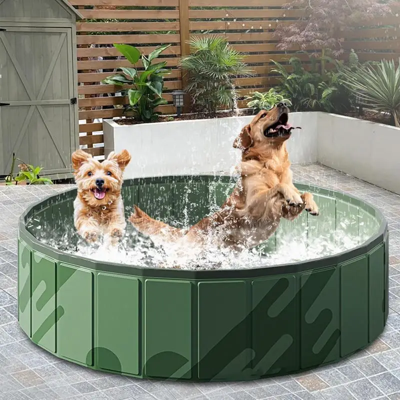 Foldable Dog Bath Swimming Pool Cat Pool Toy Water Endless Self Play Interactive Cat Toys Pet Cleaning Water Basin
Foldable Dog Bath Swimming Pool Cat Pool Toy Water Endless Self Play Interactive Cat Toys Pet Cleaning Water Basin