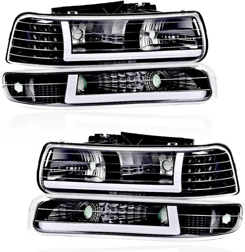Светодиодные фары DRL, совместимые с Chevy Silverado 1500 2500/2001-2002 гг., Silverado 1500HD 2500HD 3500, со стороны водителя и па.
Светодиодные фары DRL, совместимые с Chevy Silverado 1500 2500/2001-2002 гг., Silverado 1500HD 2500HD 3500, со стороны водителя и па.