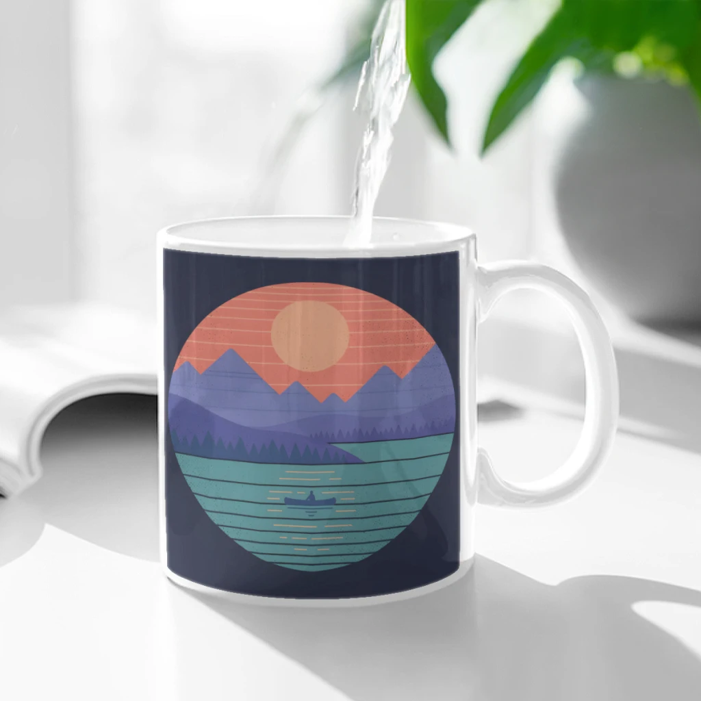 Peaceful Reflection Ceramic Cup Coffee Oatmeal Breakfast Cup Creative Personality Mug
Peaceful Reflection Ceramic Cup Coffee Oatmeal Breakfast Cup Creative Personality Mug