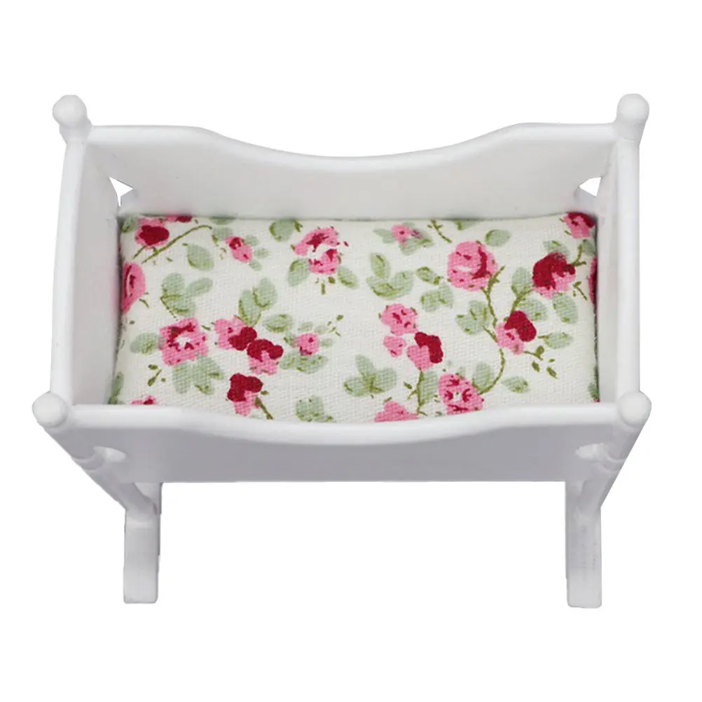 1Pcs Mini Cradle White Premium Wooden Tiny House Furniture DIY Rocking Bed for Small Mini Dolly House Accessories
1Pcs Mini Cradle White Premium Wooden Tiny House Furniture DIY Rocking Bed for Small Mini Dolly House Accessories