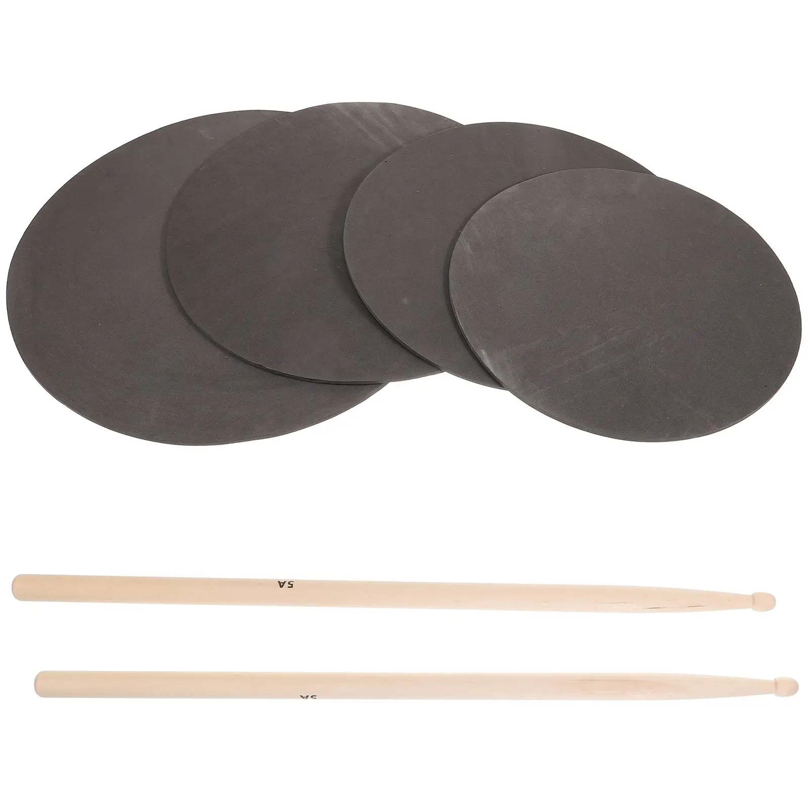 Silent Drum Pad Stick Set 13 Inch Foam Wood Practice Pads Mallets Lightweight Portable Drum Accessories Snare Tenor Pad Kit
Silent Drum Pad Stick Set 13 Inch Foam Wood Practice Pads Mallets Lightweight Portable Drum Accessories Snare Tenor Pad Kit