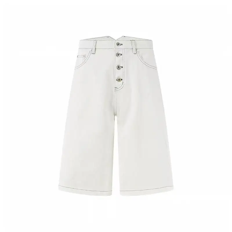 Loose Casual Men's 7/8 Length Original Denim Shorts American High Street Style Wear Resistant mid Waist Zipper Fly Jeans
Loose Casual Men's 7/8 Length Original Denim Shorts American High Street Style Wear Resistant mid Waist Zipper Fly Jeans