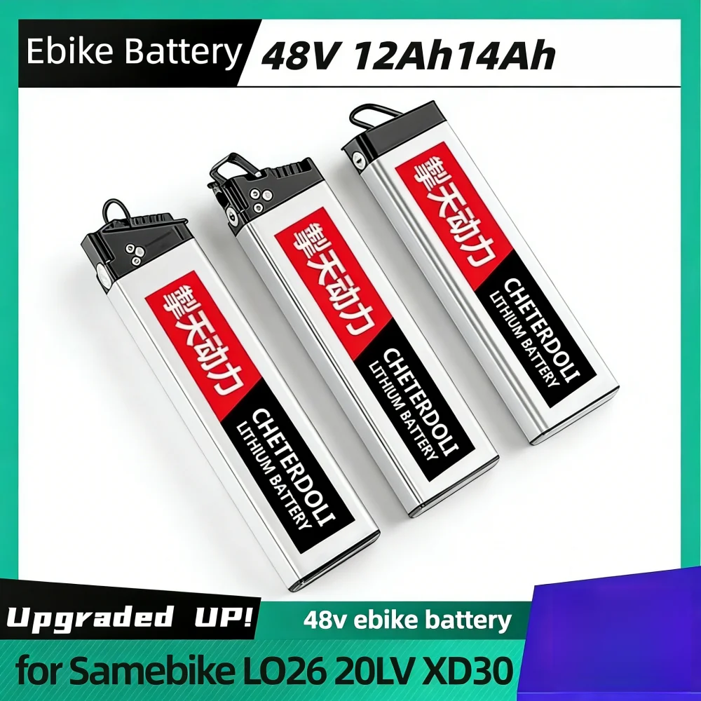 Rechargeable Battery 48V 10Ah 12Ah 14Ah for Samebike LO26 20LVXD30 DCH 006 Ebike 18650 Battery Pack Electric Bicycle
Rechargeable Battery 48V 10Ah 12Ah 14Ah for Samebike LO26 20LVXD30 DCH 006 Ebike 18650 Battery Pack Electric Bicycle