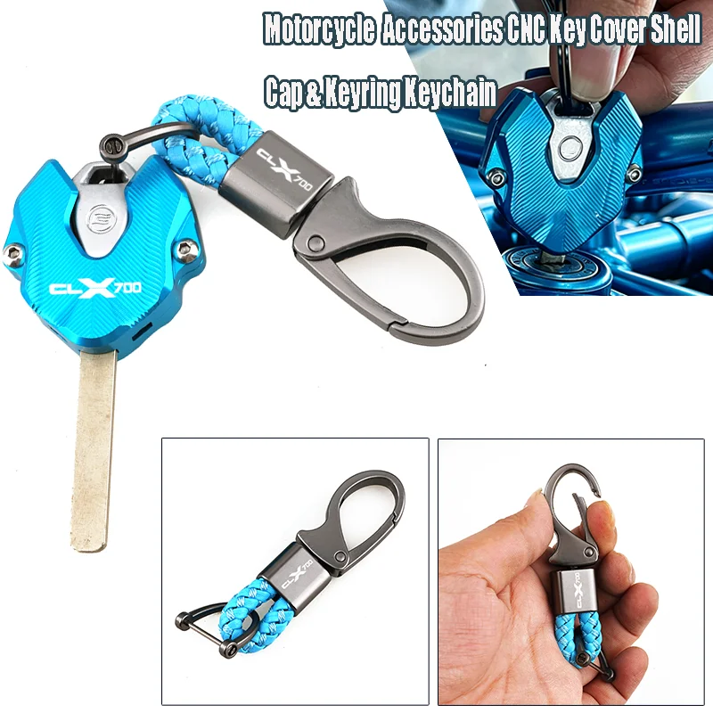 CLX700 MOTO Accessories CNC Aluminum Key Case Cover Shell KeyChain Keyring For CFMOTO 700 CL-X CLX700 700CLX SPORT 2020-2025+
CLX700 MOTO Accessories CNC Aluminum Key Case Cover Shell KeyChain Keyring For CFMOTO 700 CL-X CLX700 700CLX SPORT 2020-2025+