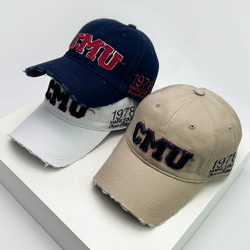 New Men Women American PATCH Letter Color Block Baseball Hats Broken Sunshade Street Breathable Snapback Caps Versatile Fashion
New Men Women American PATCH Letter Color Block Baseball Hats Broken Sunshade Street Breathable Snapback Caps Versatile Fashion