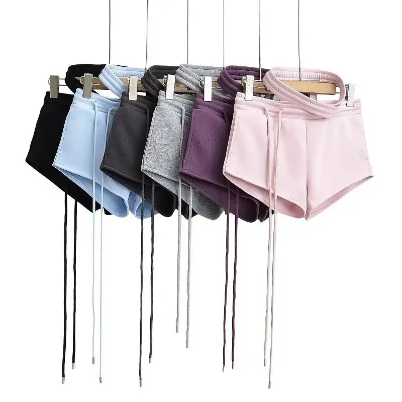 Hollow Out Waist Drawstring Casual Shorts Women's Summer New Design Sweat Shorts
Hollow Out Waist Drawstring Casual Shorts Women's Summer New Design Sweat Shorts