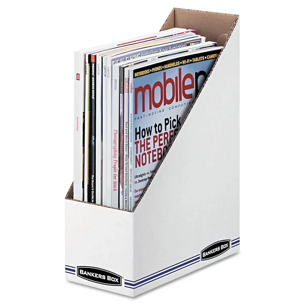Free Shipping- Corrugated Cardboard Magazine File, 4 x 9 1/4 x 11 3/4, White (Case of 12)
Free Shipping- Corrugated Cardboard Magazine File, 4 x 9 1/4 x 11 3/4, White (Case of 12)