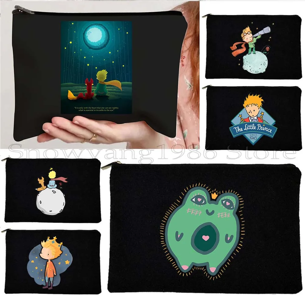 Cute Cartoon Little Prince Canvas Lipstick Cosmetic Bag Makeup Travel Toiletries Organizer Storage Make Up Pouch Pencil Case
Cute Cartoon Little Prince Canvas Lipstick Cosmetic Bag Makeup Travel Toiletries Organizer Storage Make Up Pouch Pencil Case