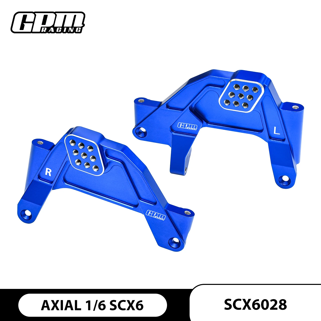 GPM Aluminum Front Adjustable Damper Mount For AXIAL 1/6 SCX6 Jeep Trial Honcho
GPM Aluminum Front Adjustable Damper Mount For AXIAL 1/6 SCX6 Jeep Trial Honcho