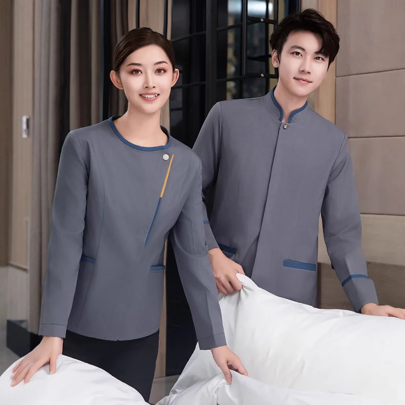 Long-sleeved work uniform for female cleaning staff, hotel room service staff, property cleaning staff, autumn and winter workwe
Long-sleeved work uniform for female cleaning staff, hotel room service staff, property cleaning staff, autumn and winter workwe