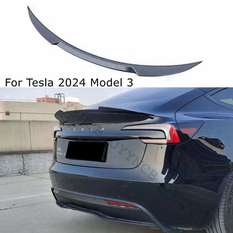 Задний спойлер для Tesla Model 3 2024 года, карбоновый узор/черный ABS, накладка на багажник, автомобильные аксессуары
Задний спойлер для Tesla Model 3 2024 года, карбоновый узор/черный ABS, накладка на багажник, автомобильные аксессуары