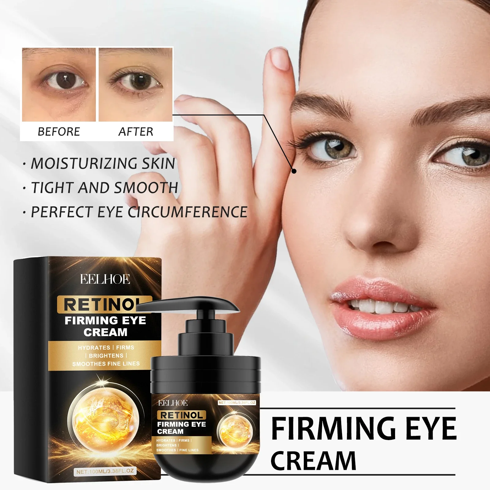 Moisturizing Eye Cream Dark Circles Removing Eye Bags Improve Puffiness Lifting Skin Brightening Skin Care Nourishing Eye Serum
Moisturizing Eye Cream Dark Circles Removing Eye Bags Improve Puffiness Lifting Skin Brightening Skin Care Nourishing Eye Serum