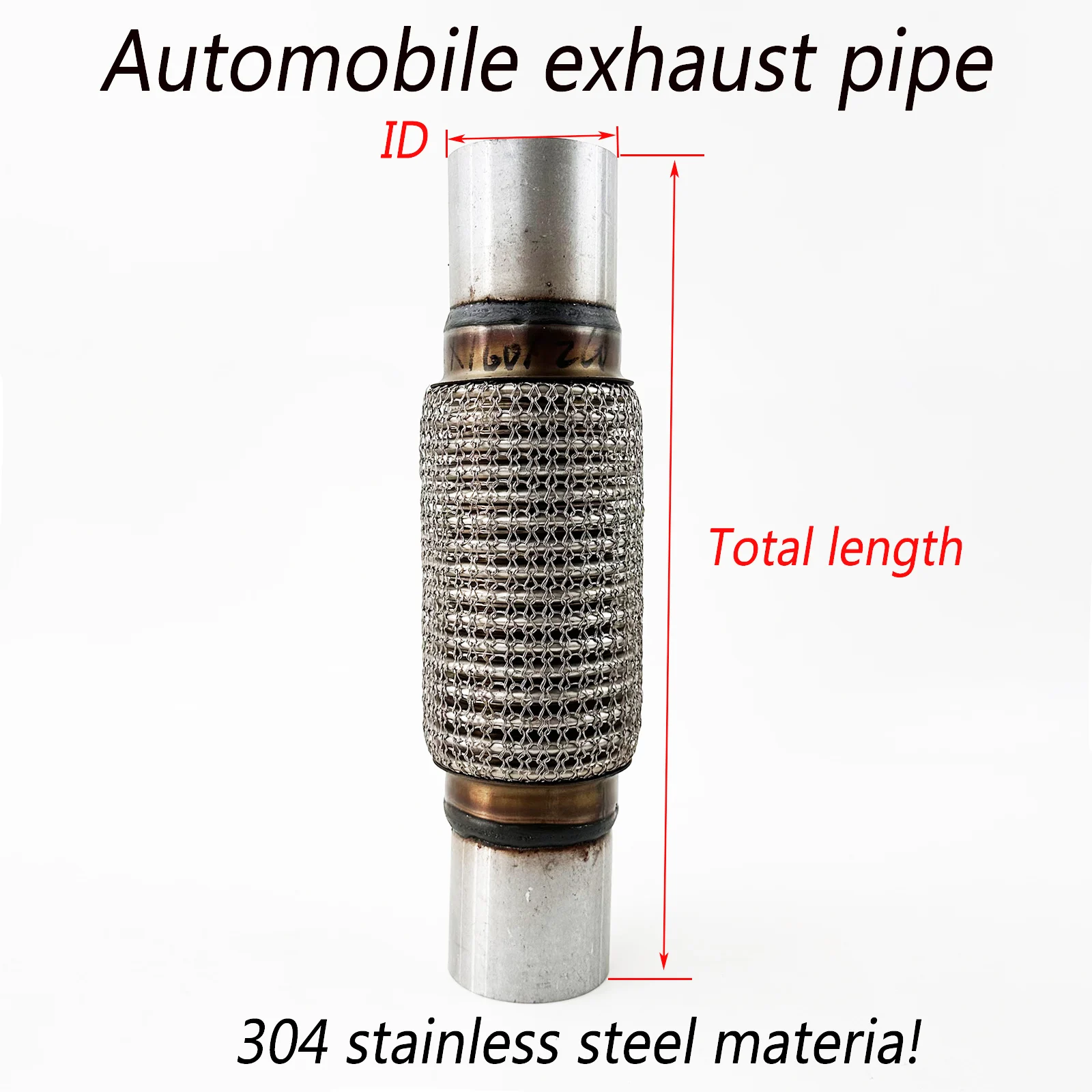 Car Universal Exhaustt Flexi Exhaust Pipe Hose Head Muffler Exhaust Wire Transfer Elbow Accessory 304 Stainless Steel Weaving
Car Universal Exhaustt Flexi Exhaust Pipe Hose Head Muffler Exhaust Wire Transfer Elbow Accessory 304 Stainless Steel Weaving
