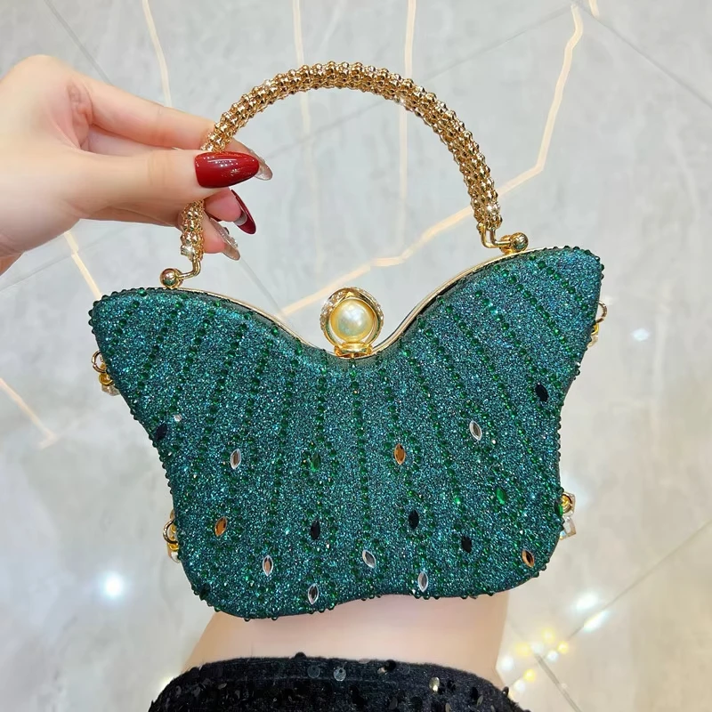 Butterfly Shaped Diamond Evening Clutch Bag for Women High-End Luxury Crystal Handbag Fashionable Prom Party Crossbody
Butterfly Shaped Diamond Evening Clutch Bag for Women High-End Luxury Crystal Handbag Fashionable Prom Party Crossbody