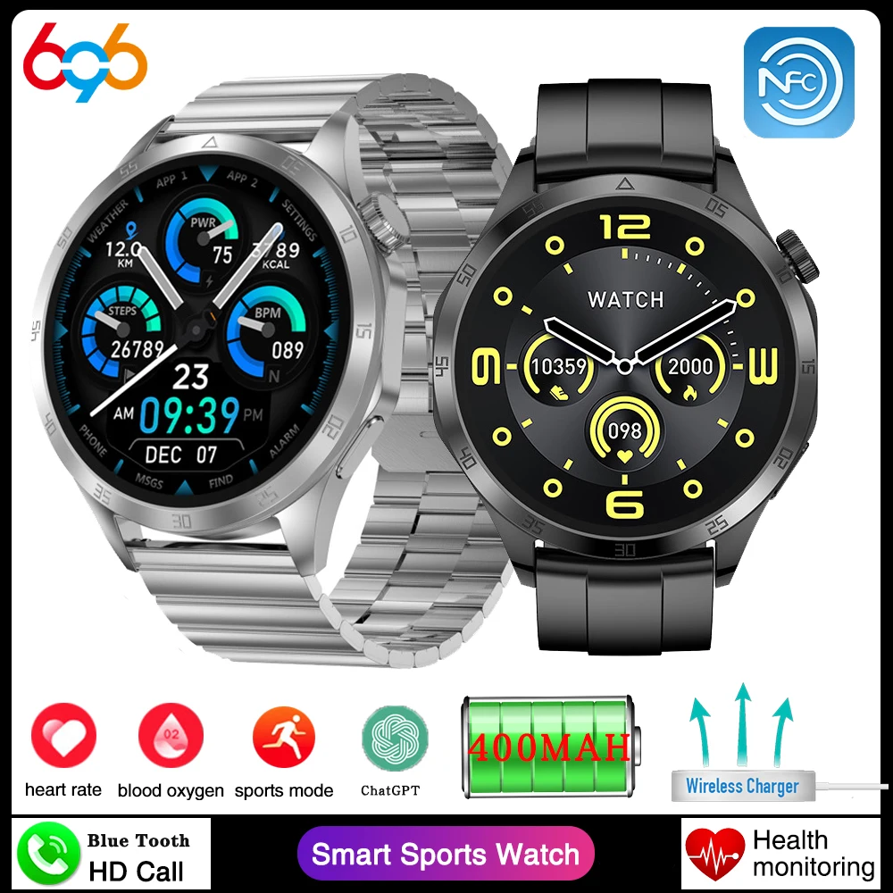 Sports Fitness Men Smart Watch Chatgpt Blue Tooth Call Games 24h Heart Rate Health Watches Women Nfc Waterproof Smartwatch
Sports Fitness Men Smart Watch Chatgpt Blue Tooth Call Games 24h Heart Rate Health Watches Women Nfc Waterproof Smartwatch