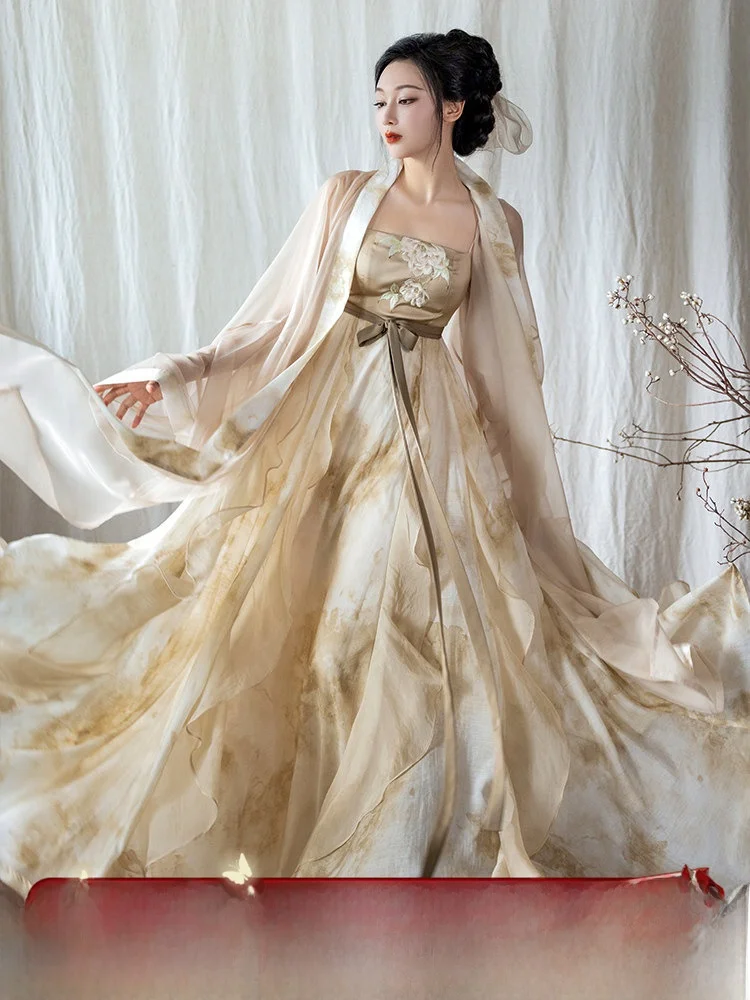 Original Hanfu Sle Floral Print Maxi Dr with Lotus Le And Button Detail Daily Wear Summer Women's Dr
Original Hanfu Sle Floral Print Maxi Dr with Lotus Le And Button Detail Daily Wear Summer Women's Dr