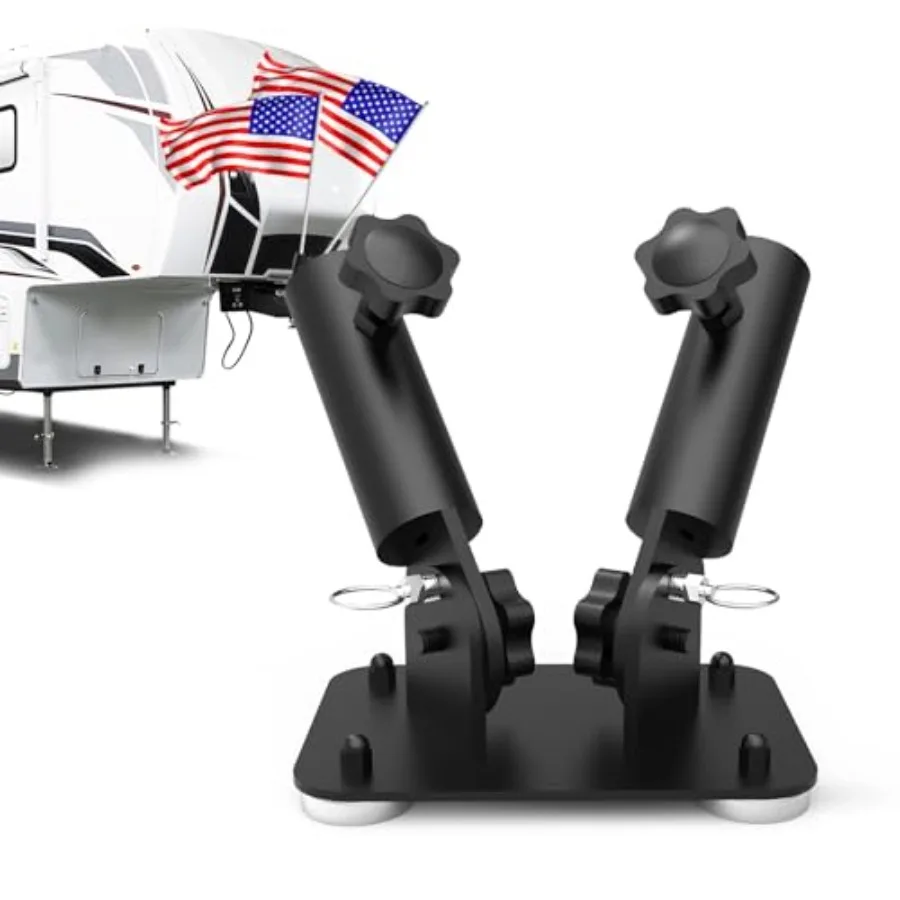 Magnetic Flag Pole Holder for 5th Wheel RV Hitch Flag Pole Holder for Fifth Wheel Hitch - 90° Adjustable Angle - No Drilling Re
Magnetic Flag Pole Holder for 5th Wheel RV Hitch Flag Pole Holder for Fifth Wheel Hitch - 90° Adjustable Angle - No Drilling Re