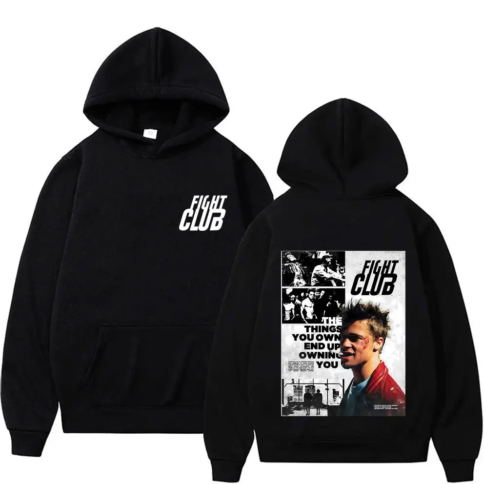 TV Fight Club The Things You Own End Up Owning You Graphic Hoodie Men Women Fashion Oversized Hoodies Male Vintage Sweatshirt
TV Fight Club The Things You Own End Up Owning You Graphic Hoodie Men Women Fashion Oversized Hoodies Male Vintage Sweatshirt