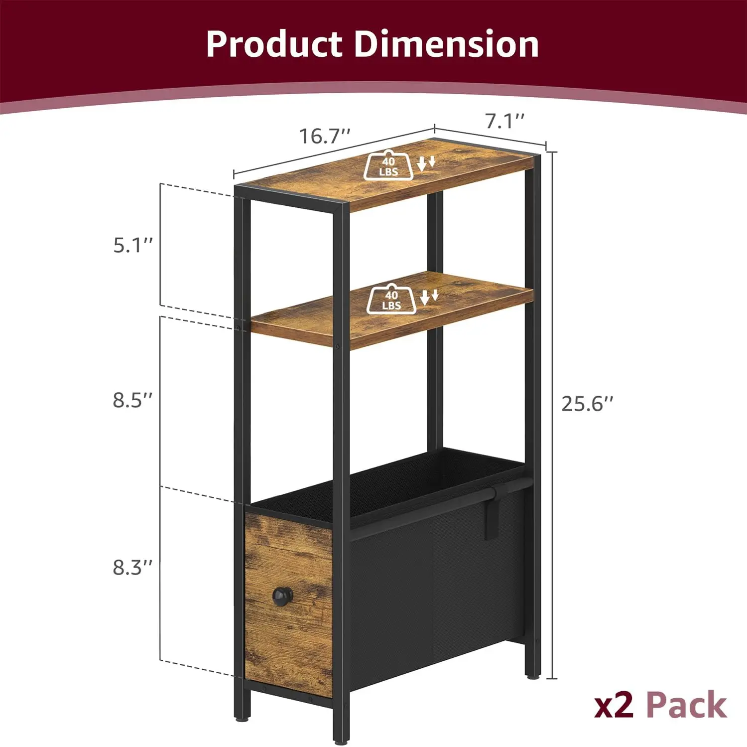 Skinny Side Table With Storage - Narrow End Table For Small Space Bedroom Living Room Slim Bedside Tables Thin Nightstands Set
Skinny Side Table With Storage - Narrow End Table For Small Space Bedroom Living Room Slim Bedside Tables Thin Nightstands Set