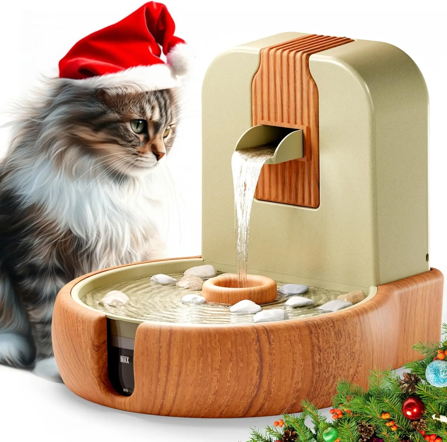 Фонтан для кошек — дизайн Zen Feng Shui, без брызг, легко чистится, фильтрация премиум-класса для домашних кошек
Фонтан для кошек — дизайн Zen Feng Shui, без брызг, легко чистится, фильтрация премиум-класса для домашних кошек