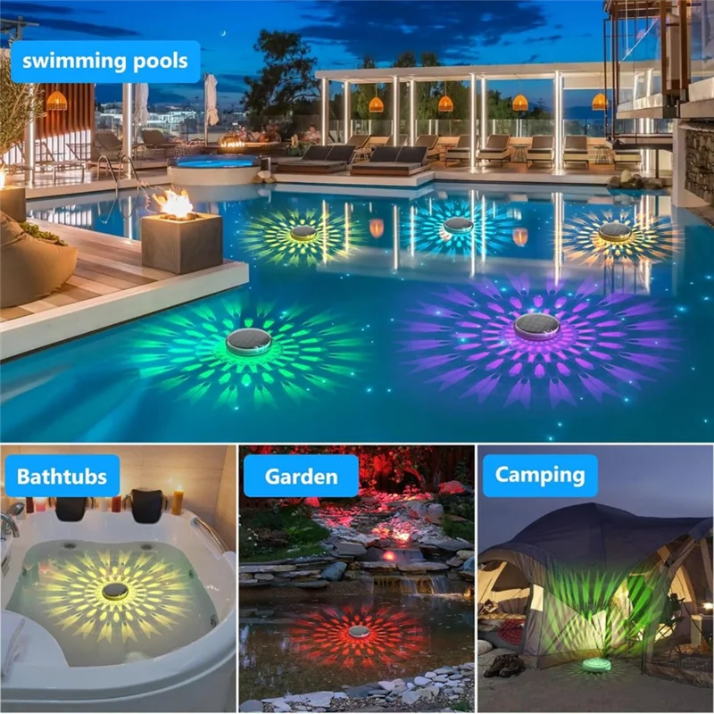 YWDZ-For Pool Projector Light RGB Color Changing Solar Floating For Pool Lights Waterproof LED For Pool Hot Tub For Decoration
YWDZ-For Pool Projector Light RGB Color Changing Solar Floating For Pool Lights Waterproof LED For Pool Hot Tub For Decoration