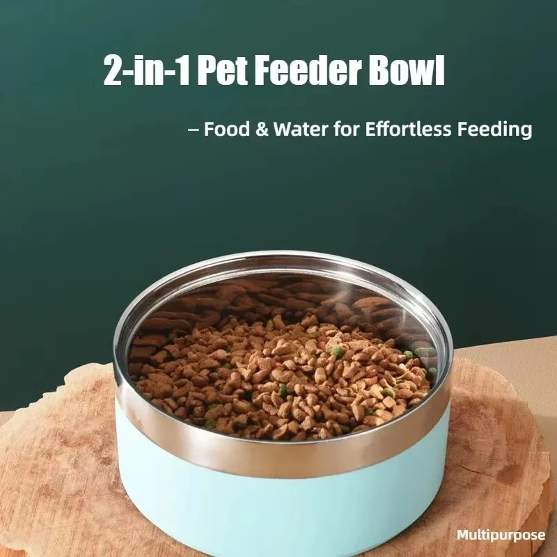 Dog Feeder Pet Bowl Cat Dog Food Bowls Stainless Steel Prevent-Moving for Food Water with Plastic Outer Sticking Bottom
Dog Feeder Pet Bowl Cat Dog Food Bowls Stainless Steel Prevent-Moving for Food Water with Plastic Outer Sticking Bottom